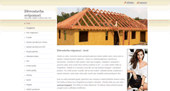 Desktop Screenshot of drevostavba.w-software.com